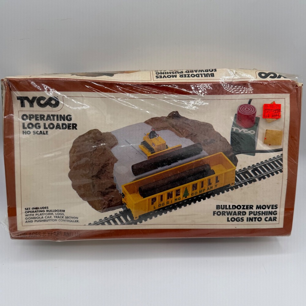 Tyco Operating Log Loader HO Scale No. 914 Vintage New Sealed Train Accessory
